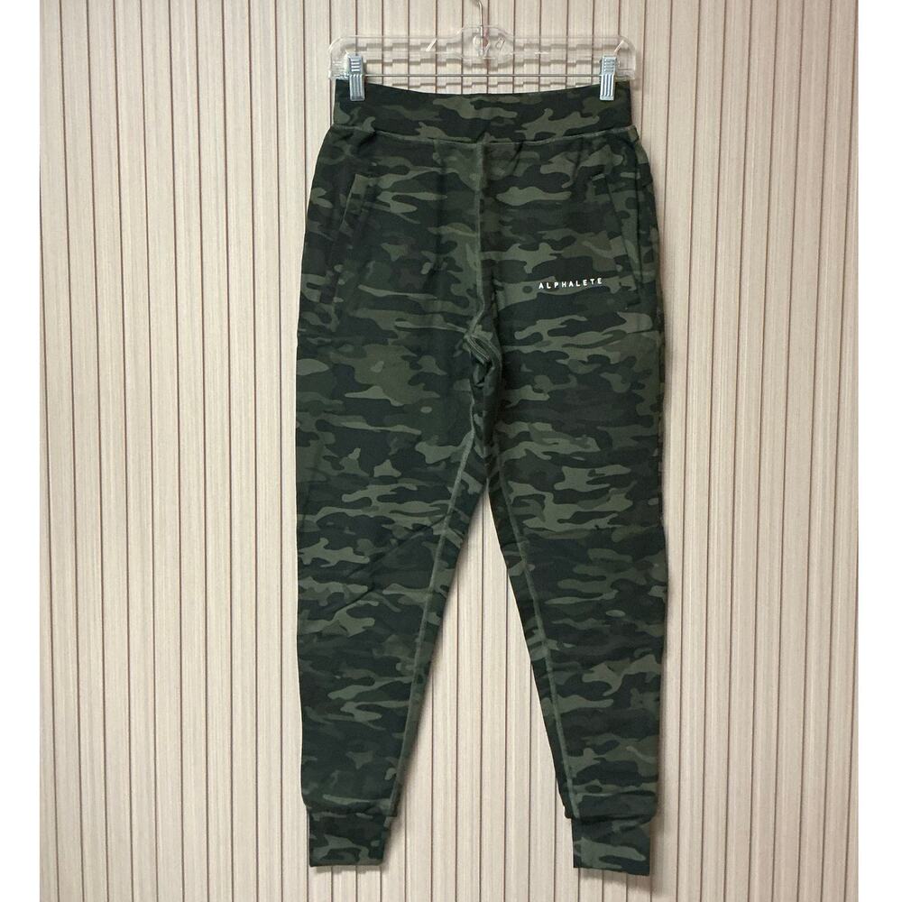 Alphalete Men’s Premium Joggers Olive Como Size S